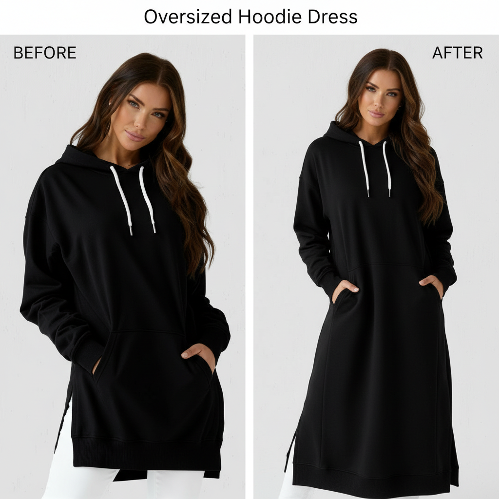 Oversized Hoodie Dress